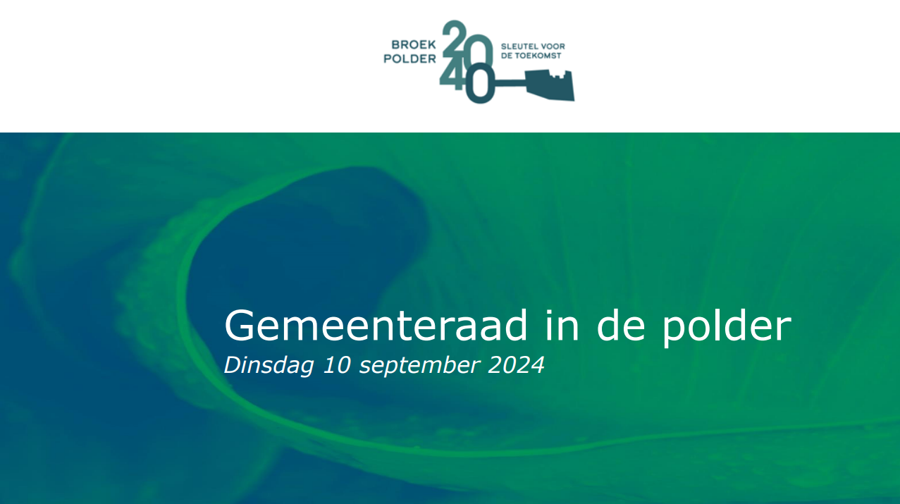 Gemeenteraad in de polder